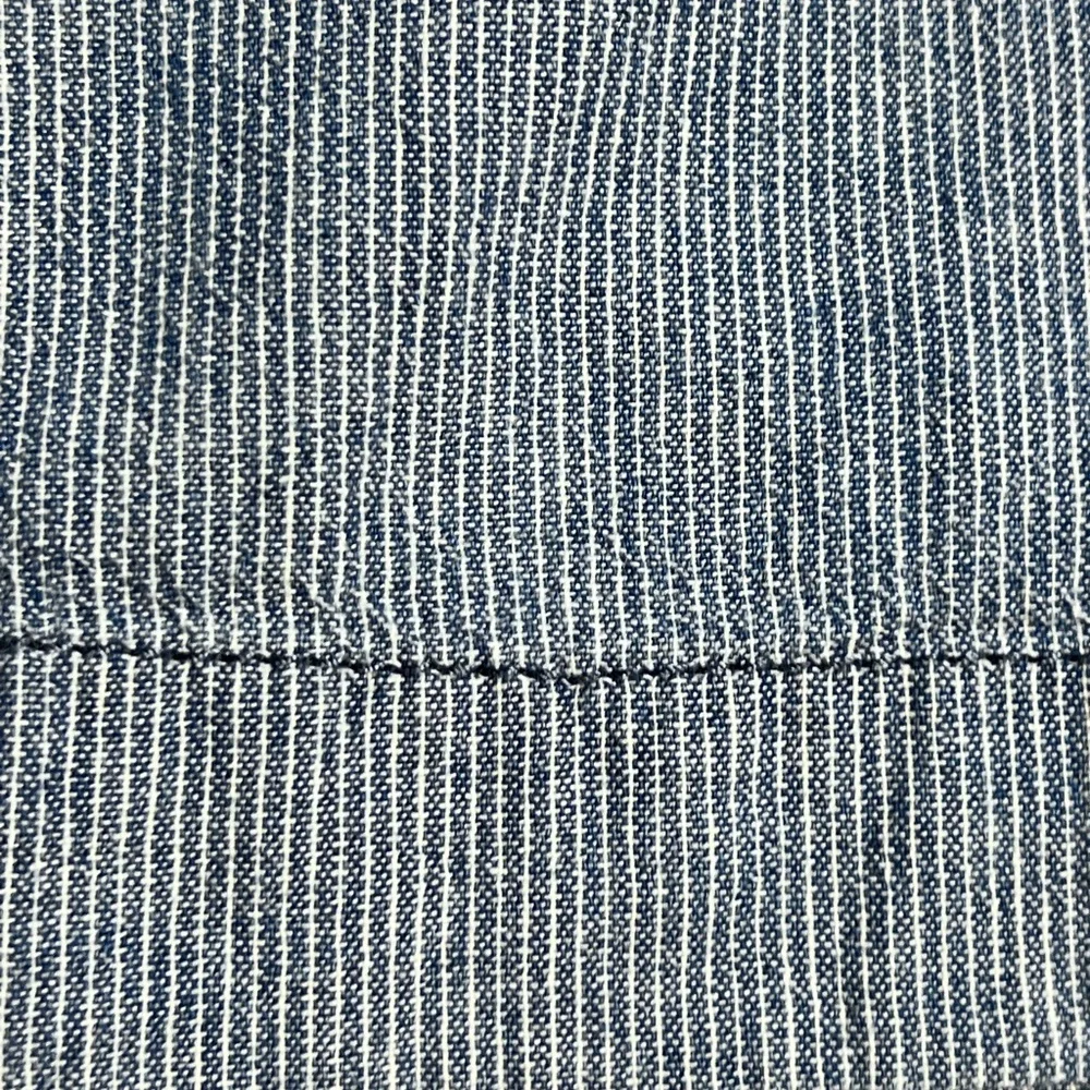 VINTAGE JCrew men’s trouser Bermuda shorts 100% cotton chambray pinstripe 32 y2k